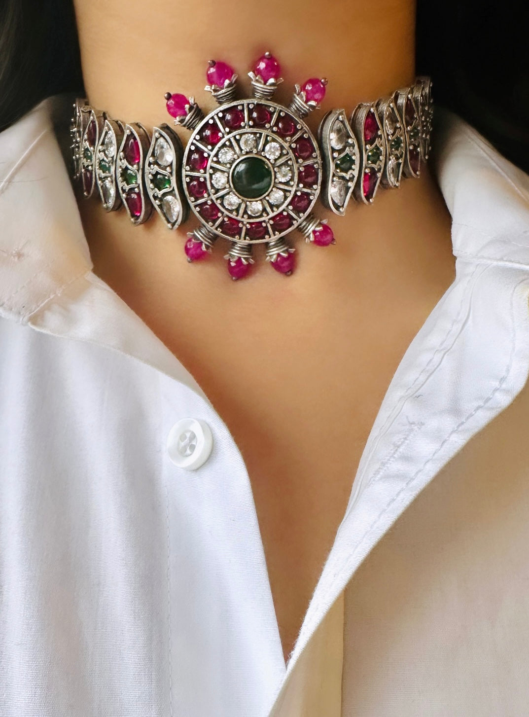 MALLIKA high quality handcrafted choker