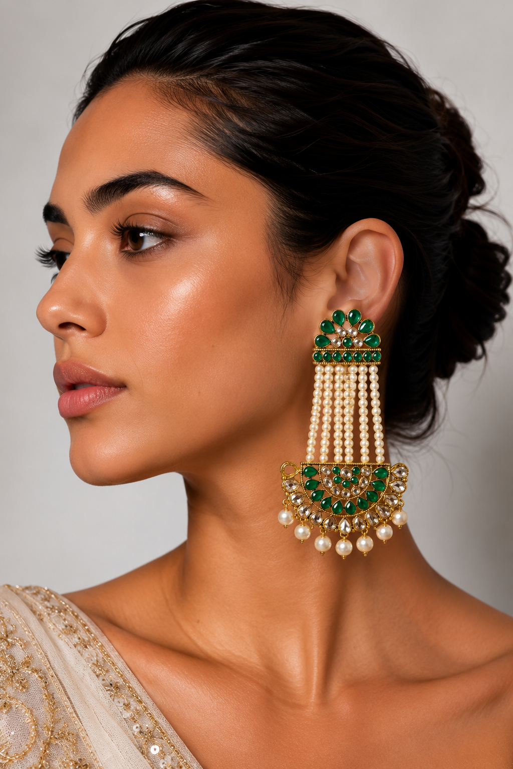 Gulnoor Pearl Earrings