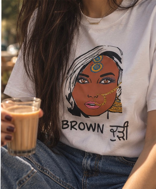 Brown kudi T-shirt.