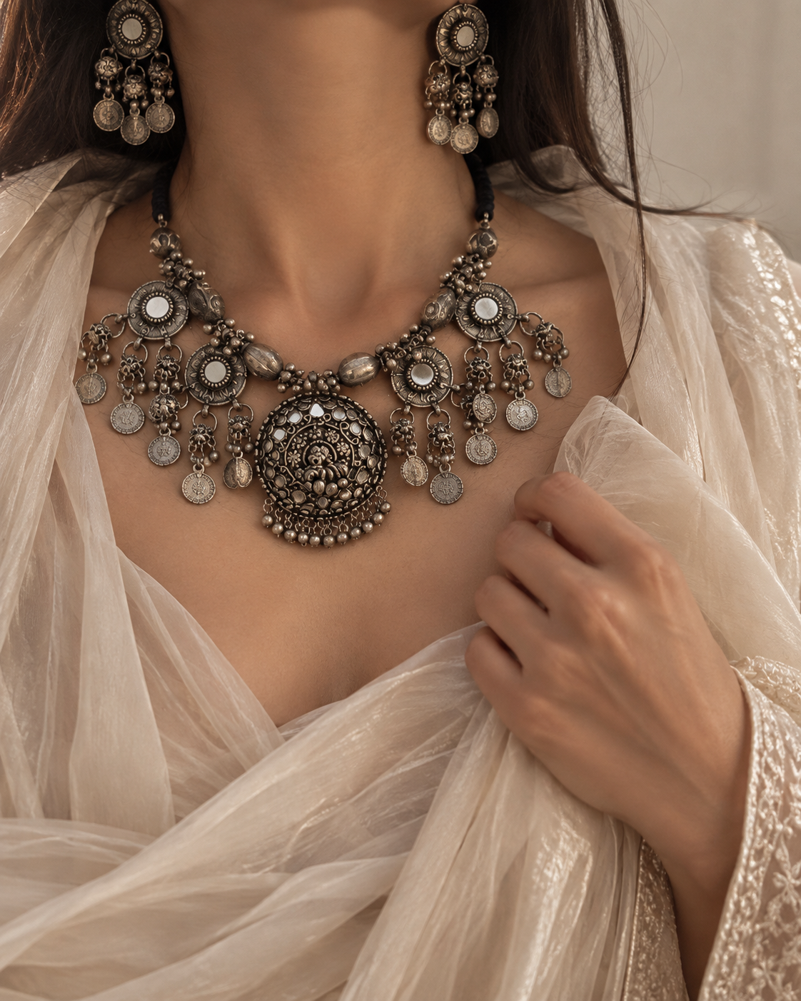 Naveli afghani necklace