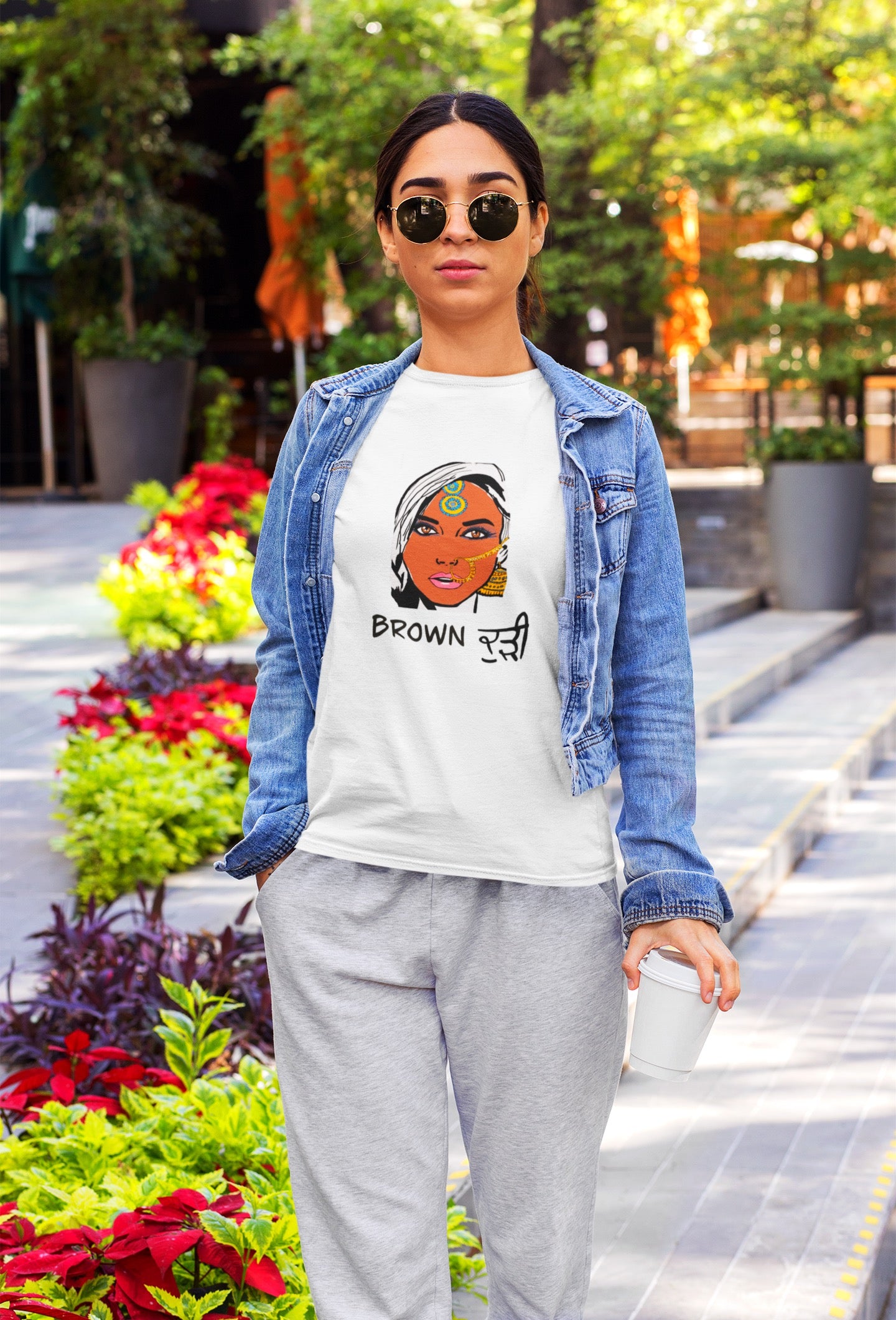 Brown kudi T-shirt.