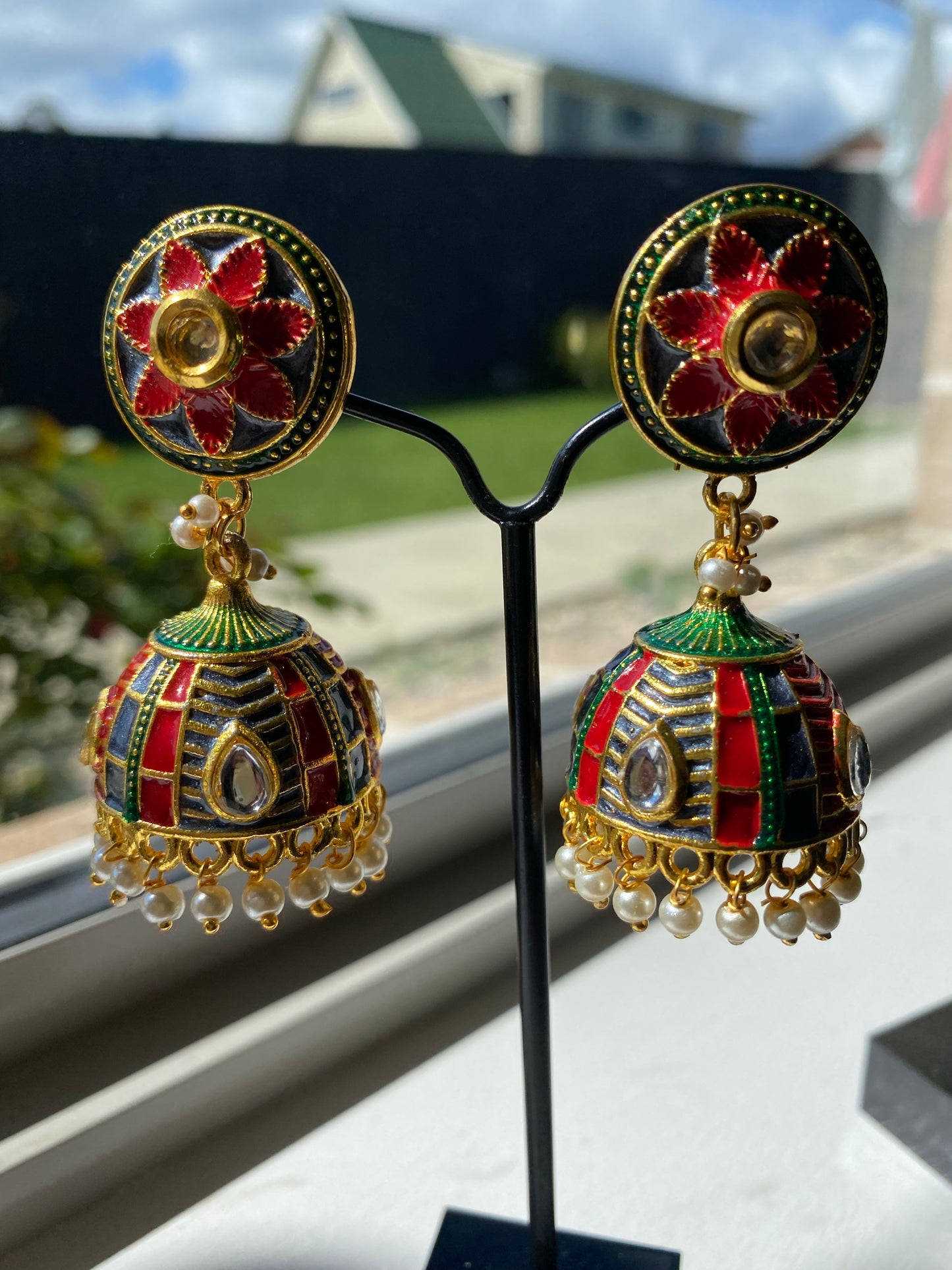 KRITIKA Jhumka and tikka set