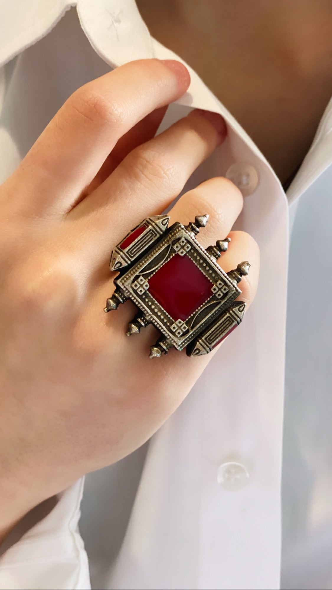 RUTUB STONE adjustable ring