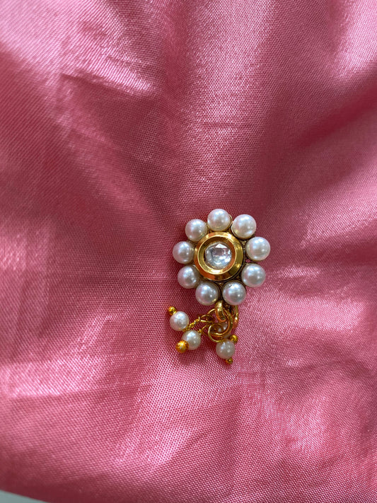 Pearl white noseclip