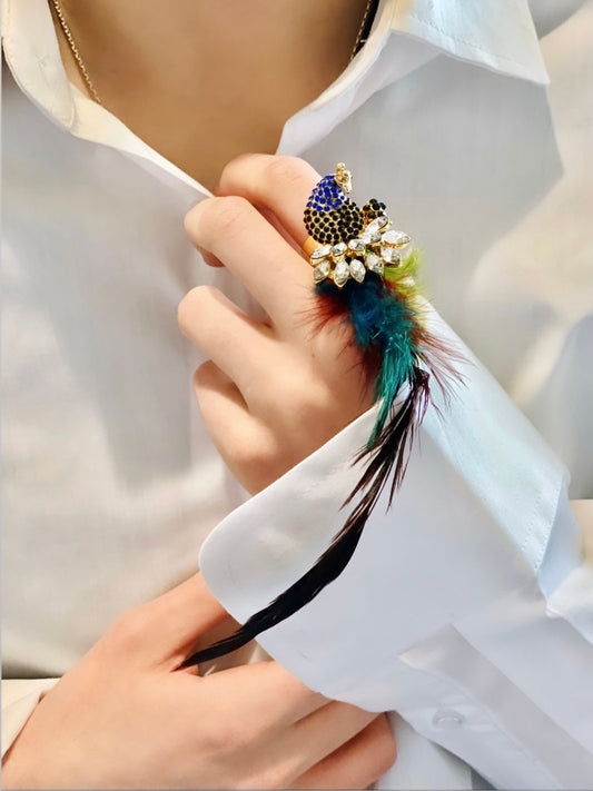 RINNA PEACOCK RING