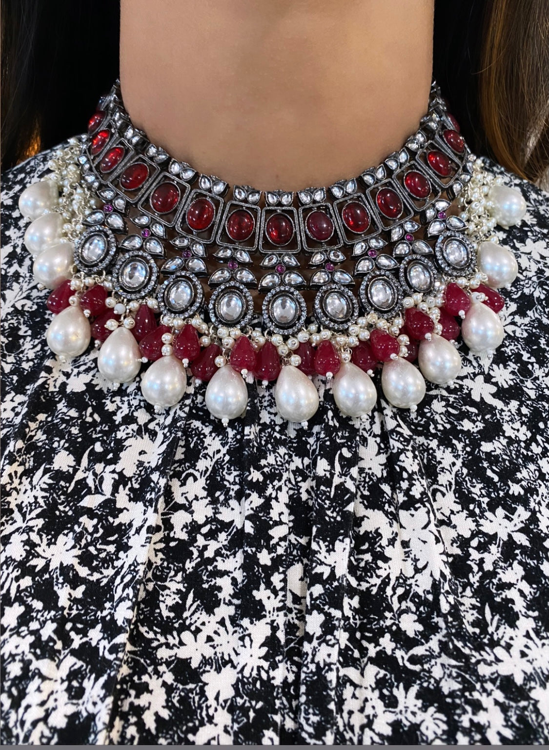 RISHU beads necklace set