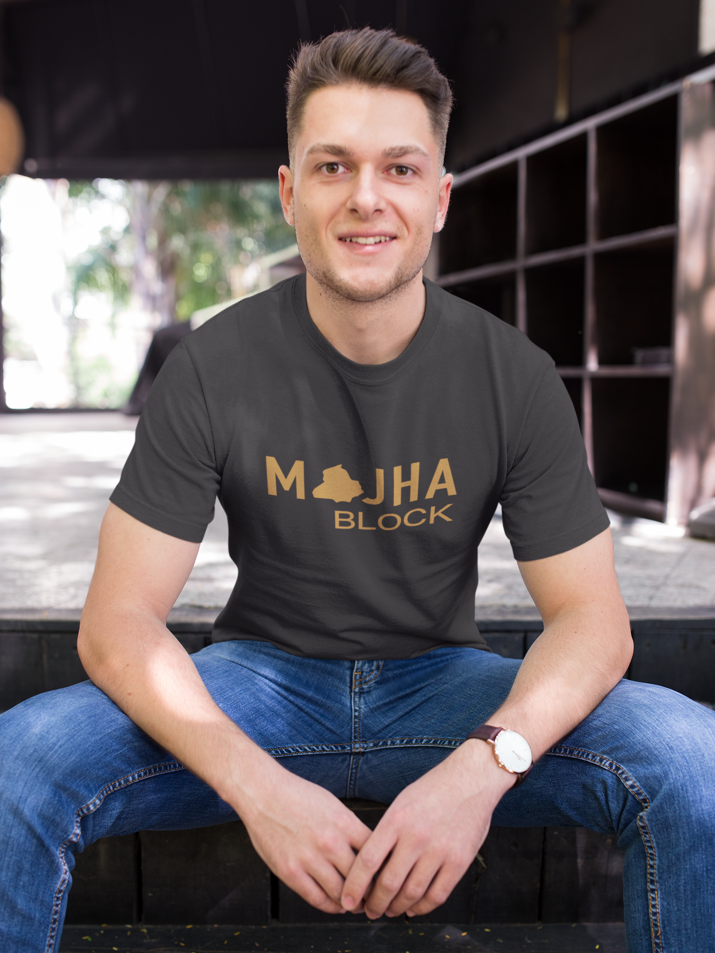 MAJHA BLOCK T-shirt