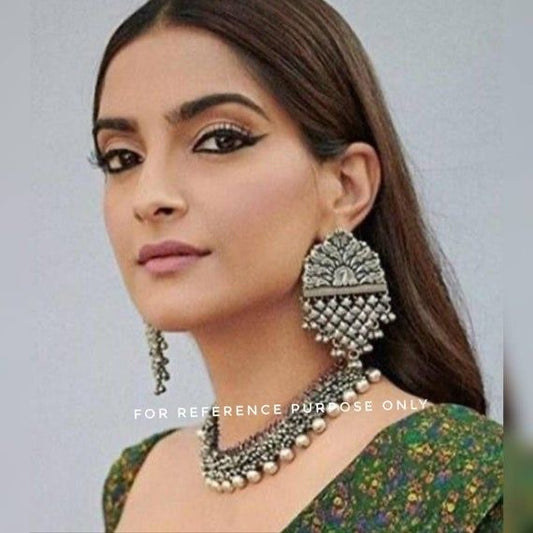 SONAM dual tone earings
