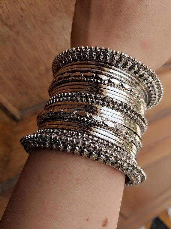 KANCHAN SILVER BANGLES