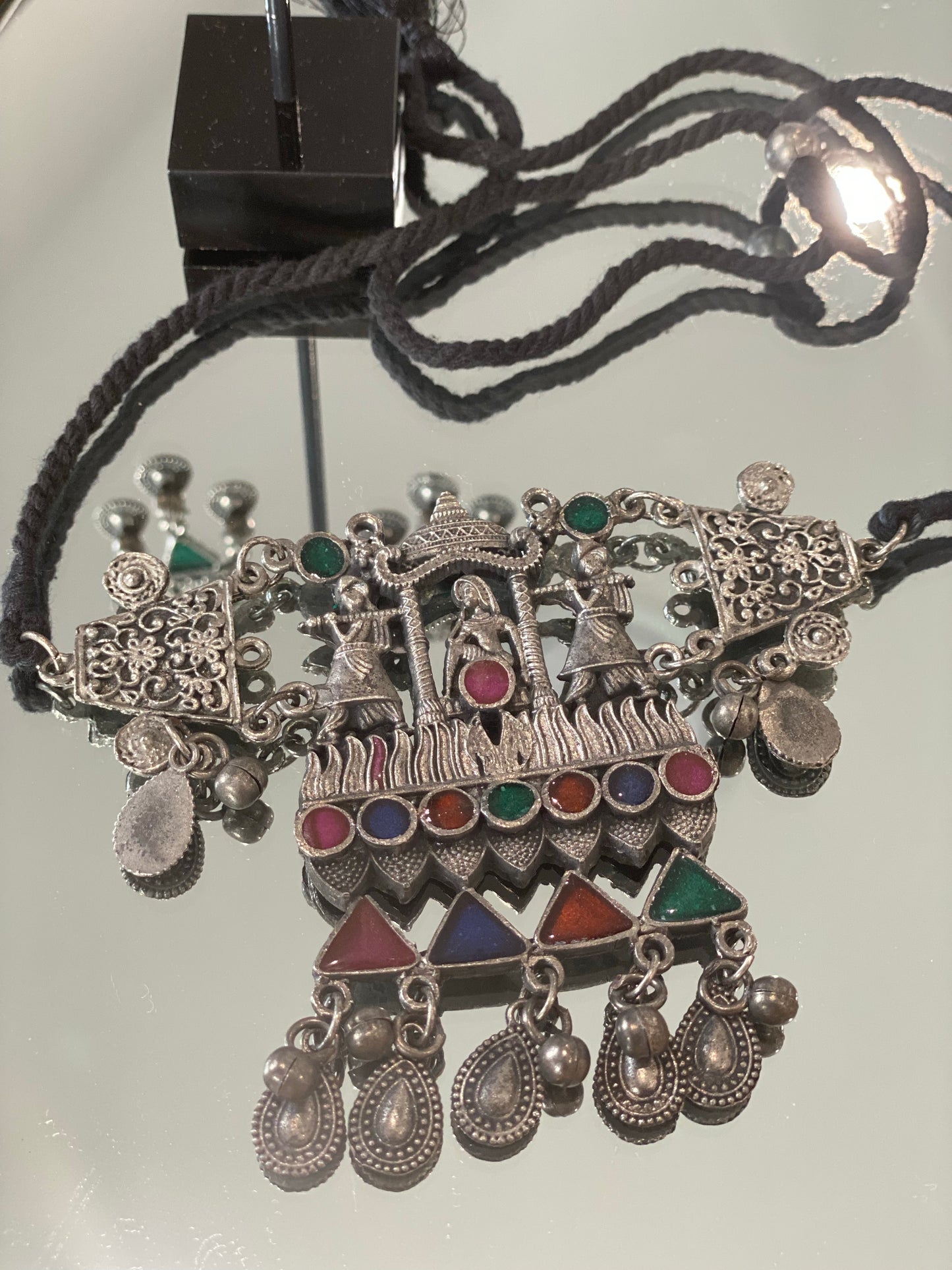 SAJNA dholi choker with earrings