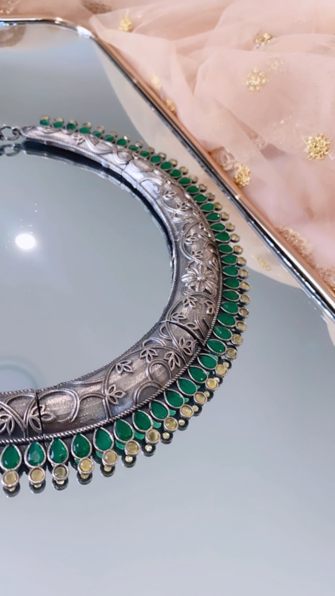 PRITHVI handcrafted hasli necklace