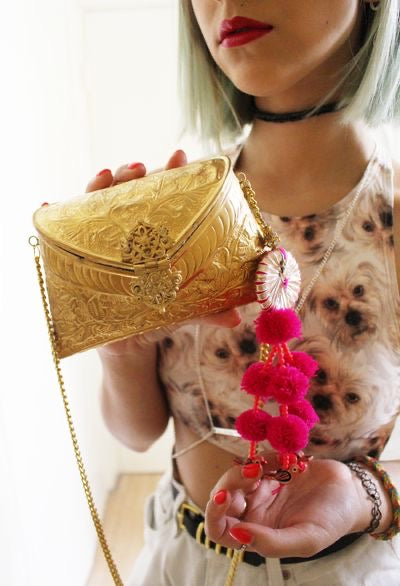 SHUBANI brass bag