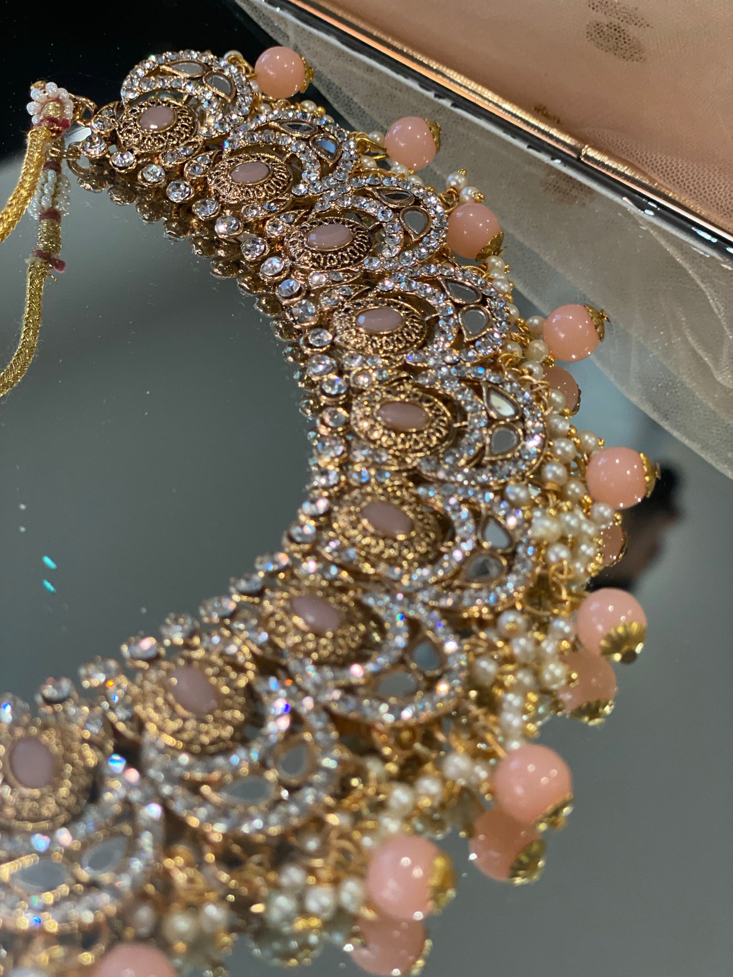 RENUKA necklace tikka set