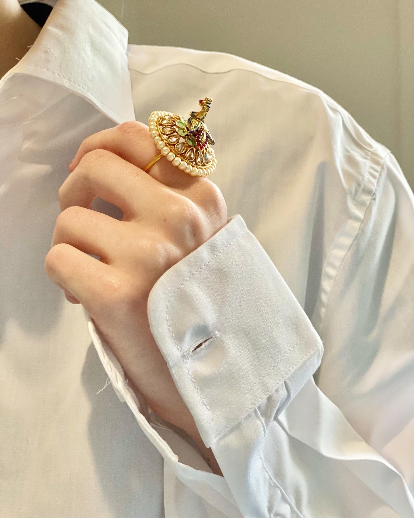 HANSA PEACOCK RING