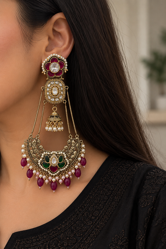 Gulnaar Statement Earrings