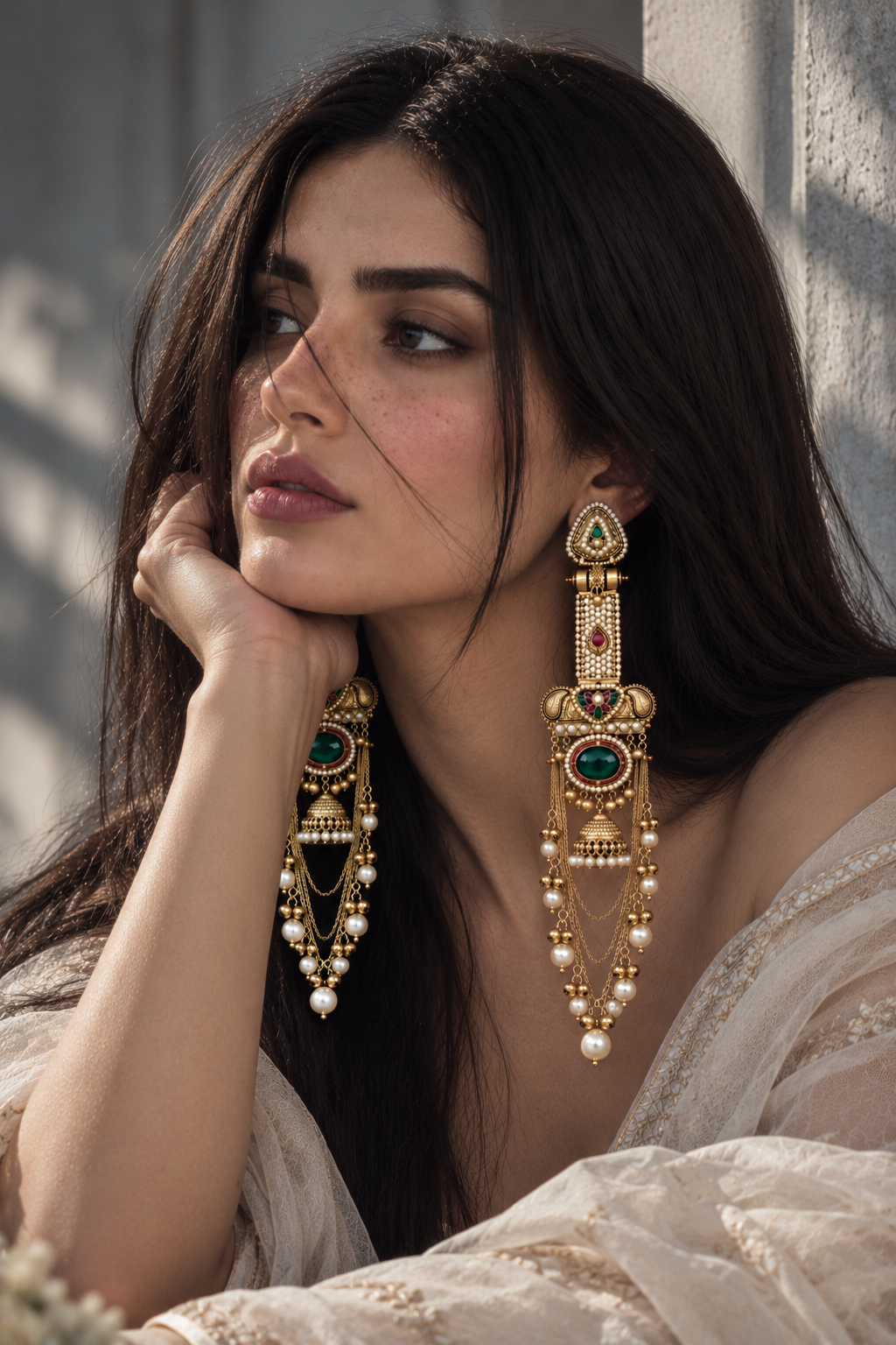 Zareen Heritage Statement Earrings