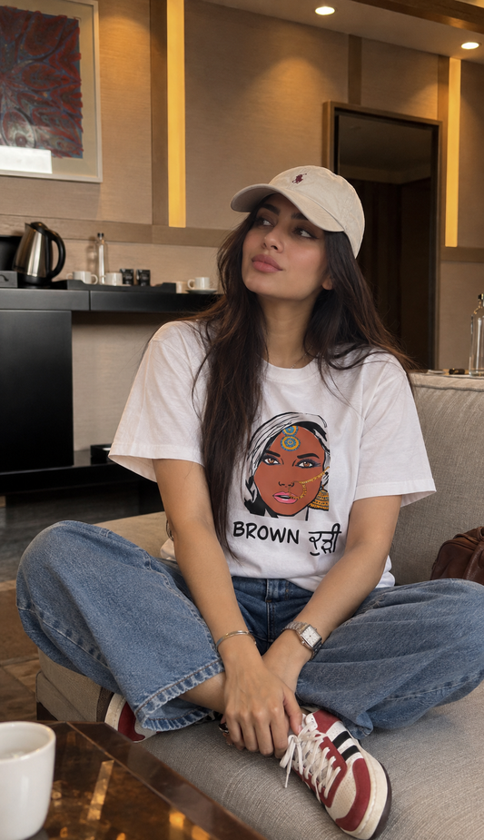 Brown kudi T-shirt.