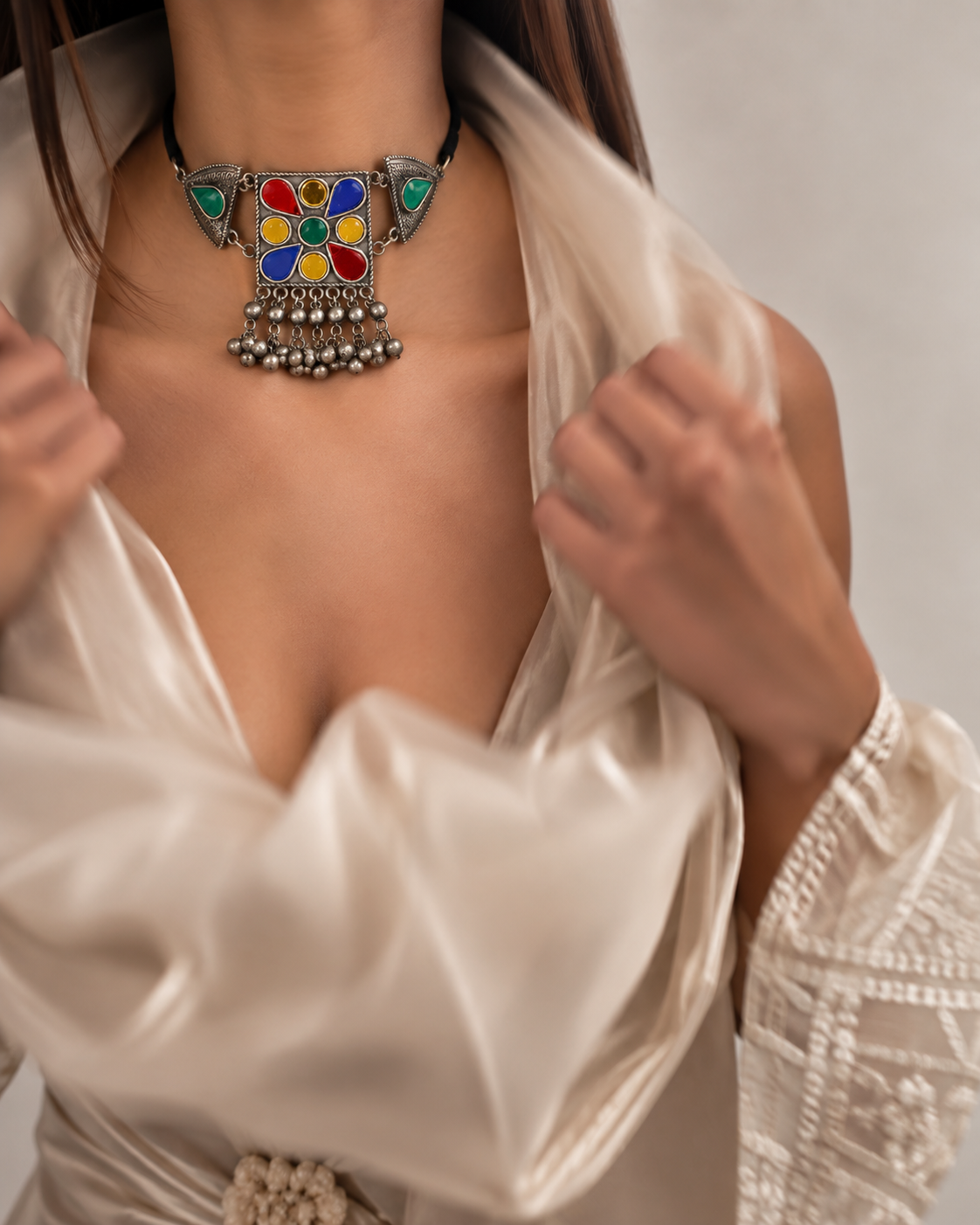 NIKITA afghani choker set
