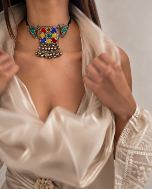NIKITA afghani choker set