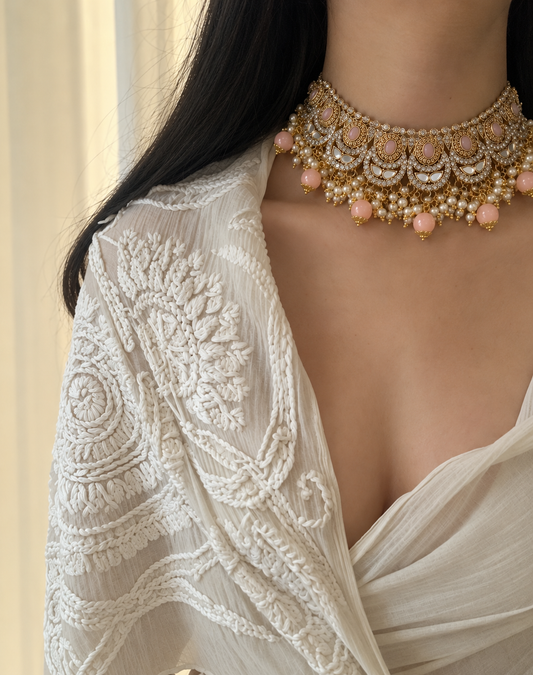 RENUKA necklace tikka set