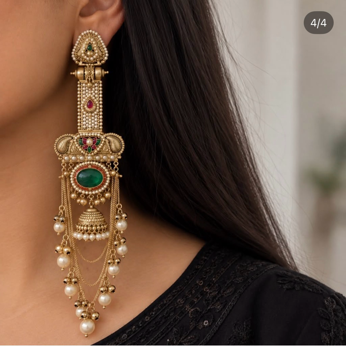 Zareen Heritage Statement Earrings