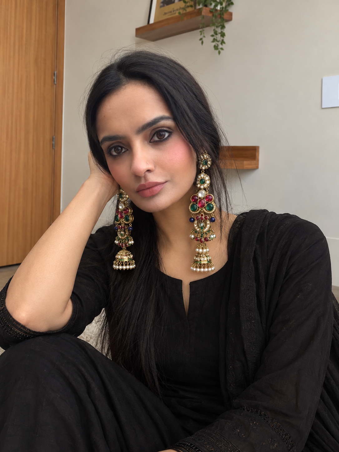 Rajwada Pachi Jhumkas