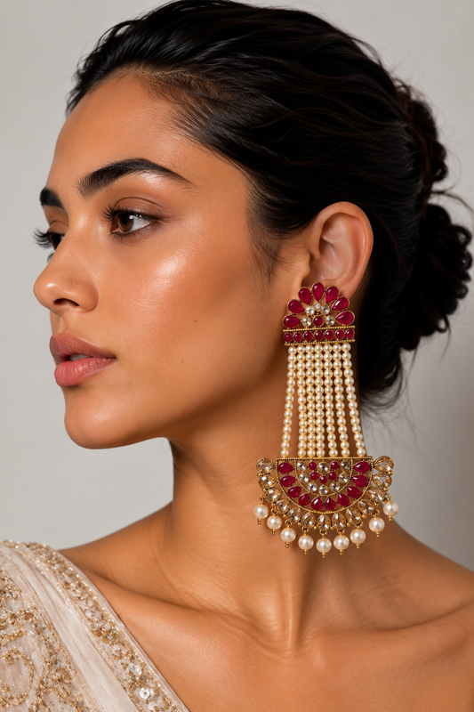 Gulnoor Pearl Earrings
