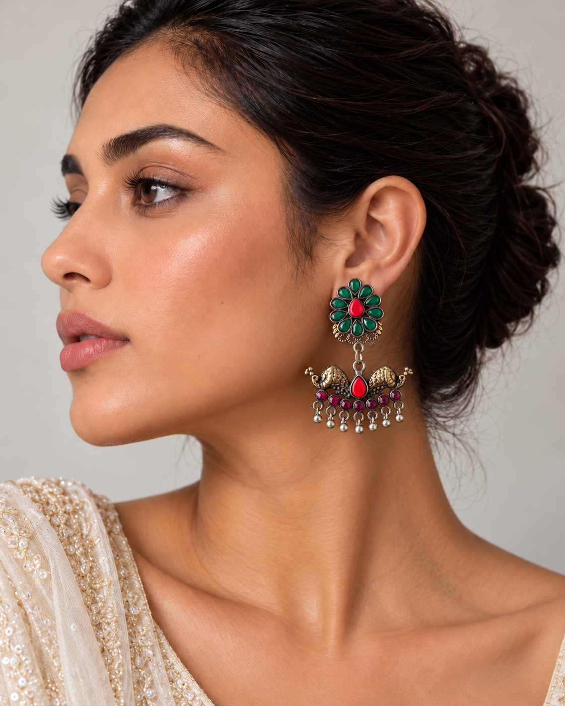 Meherani Heritage Statement Earrings