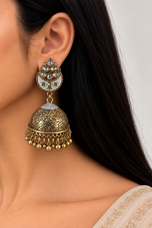 RAdhikaa oversized jhumka