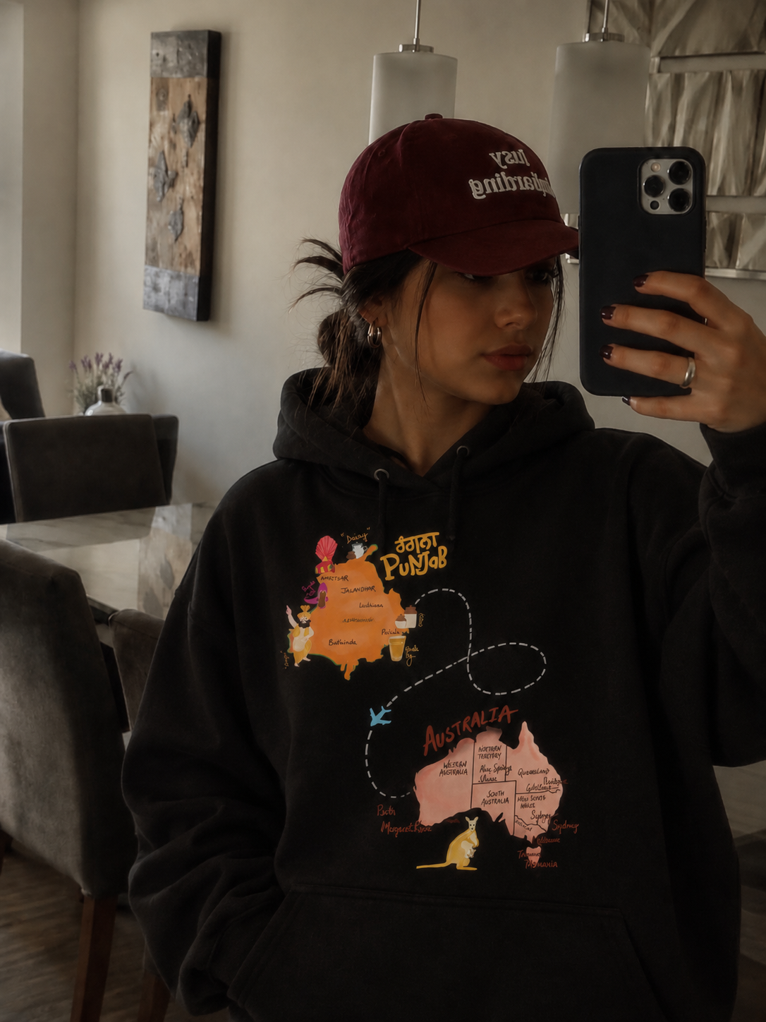 PUNJAB TO AUSTRALIA Hoodie