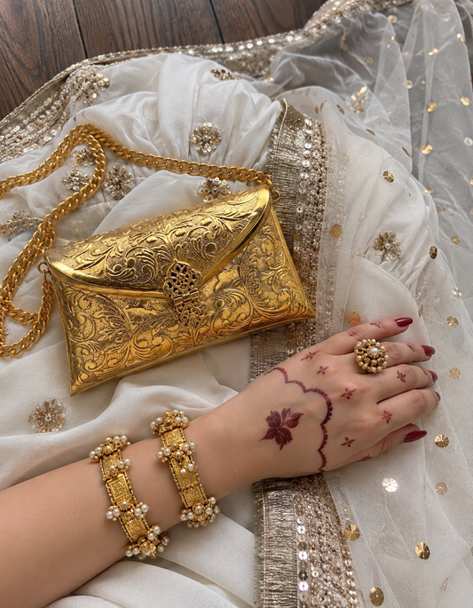 SHUBANI brass bag
