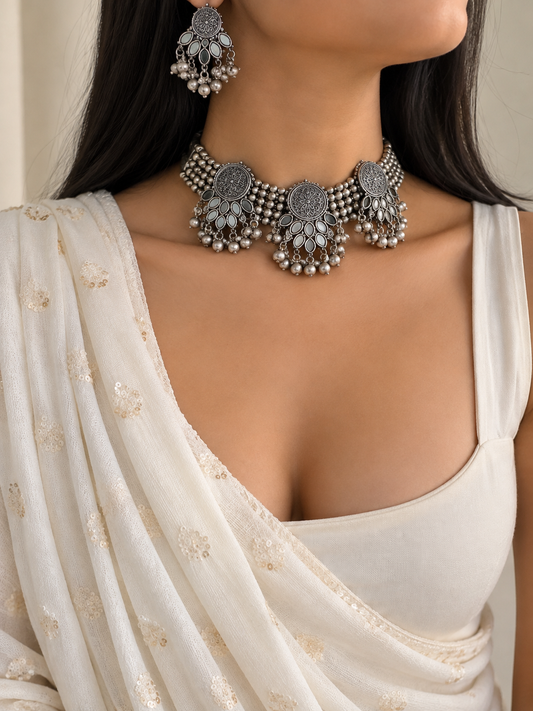 GUNJAN choker set