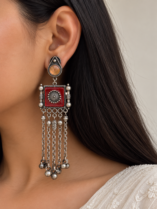 APEKSHA AFGHANI GLASS EARINGS