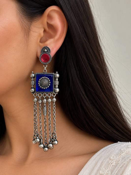 APEKSHA AFGHANI GLASS EARINGS