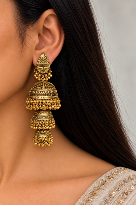 Rina oversized jhumka