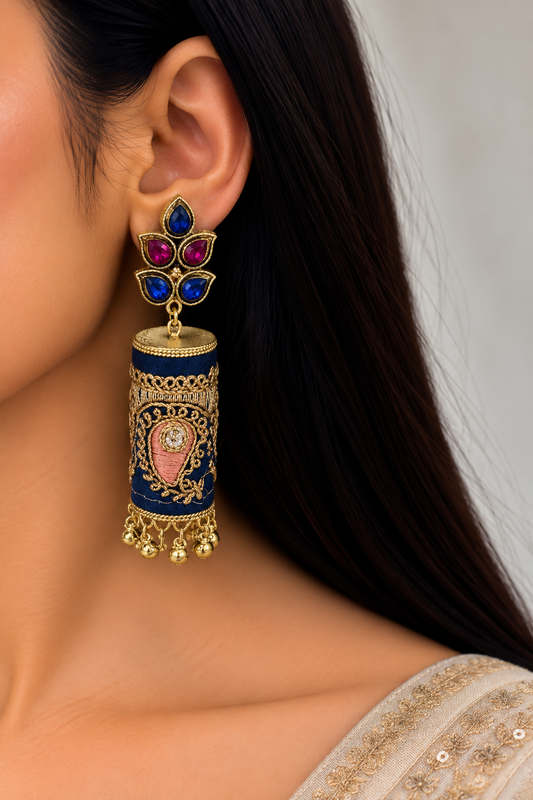 Komal fabric earrings