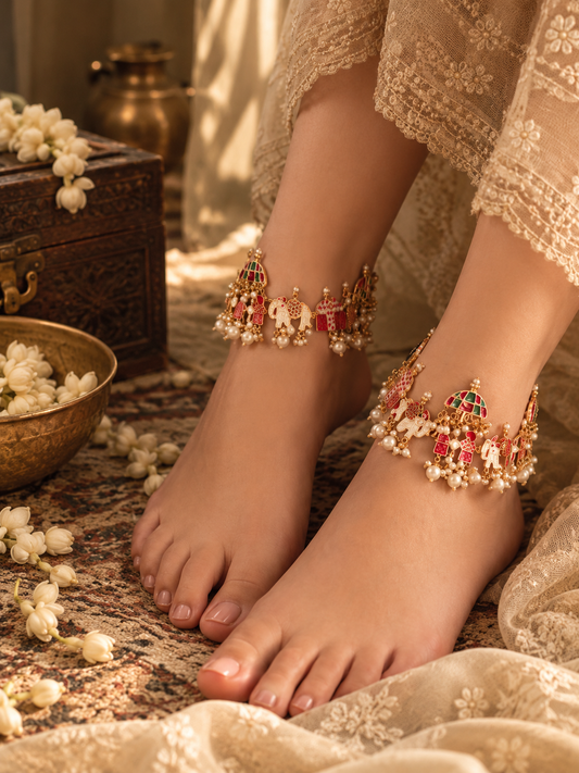 Dholi anklets