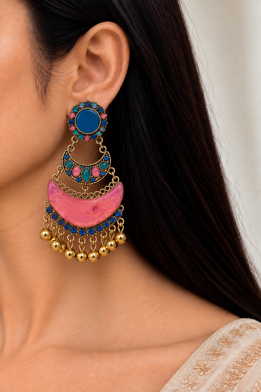Rangrez Chandbali Earrings