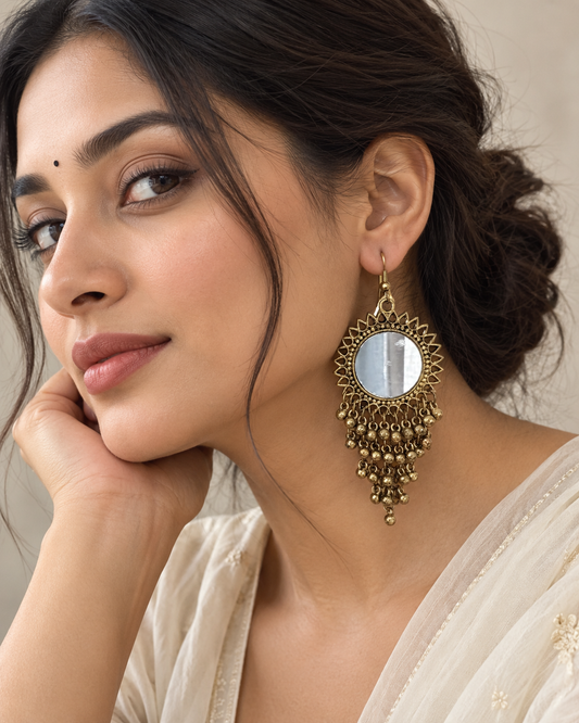 Gulnaaz Heritage Chandbali Earrings