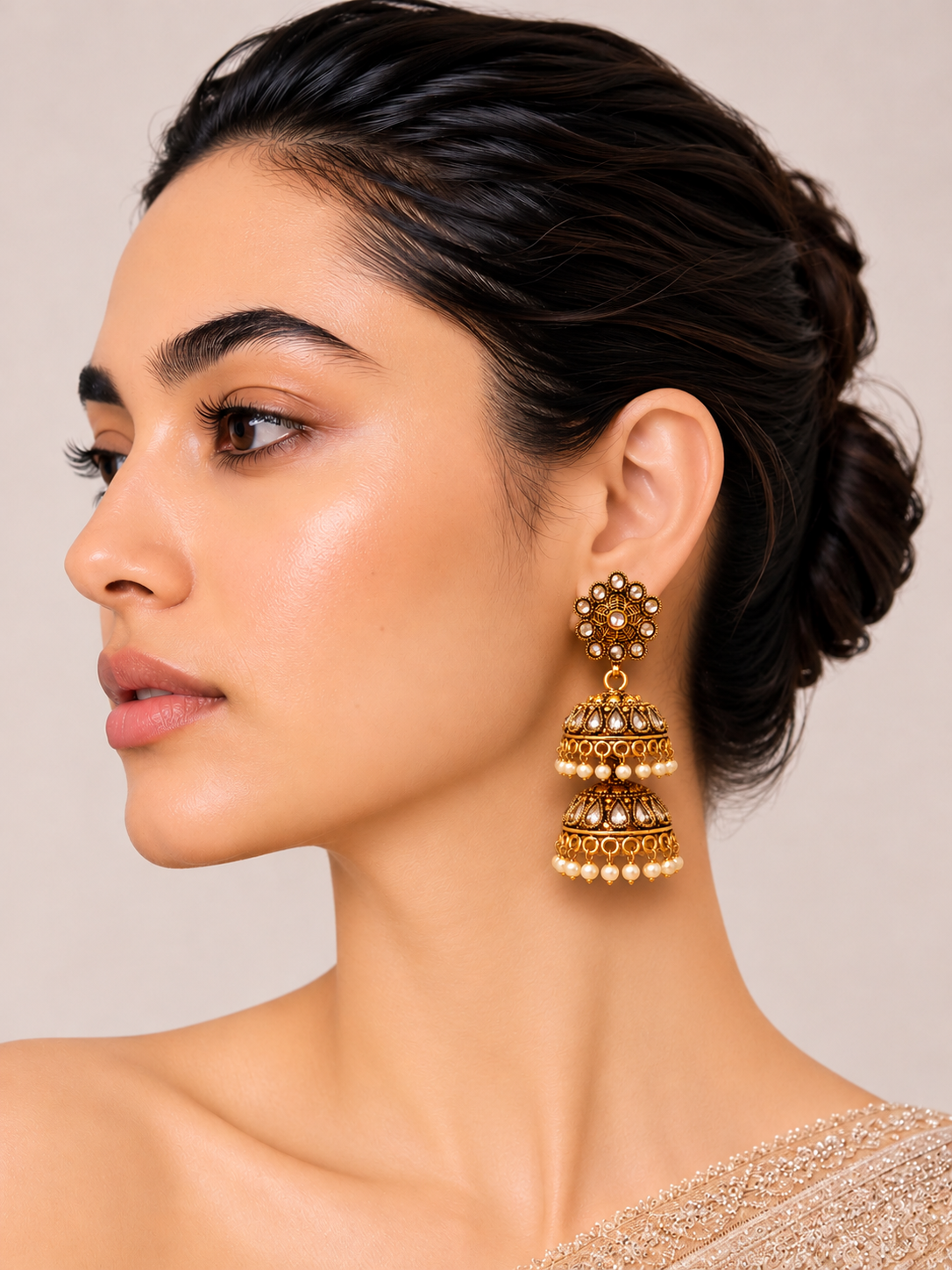Zareen Double Jhumkas