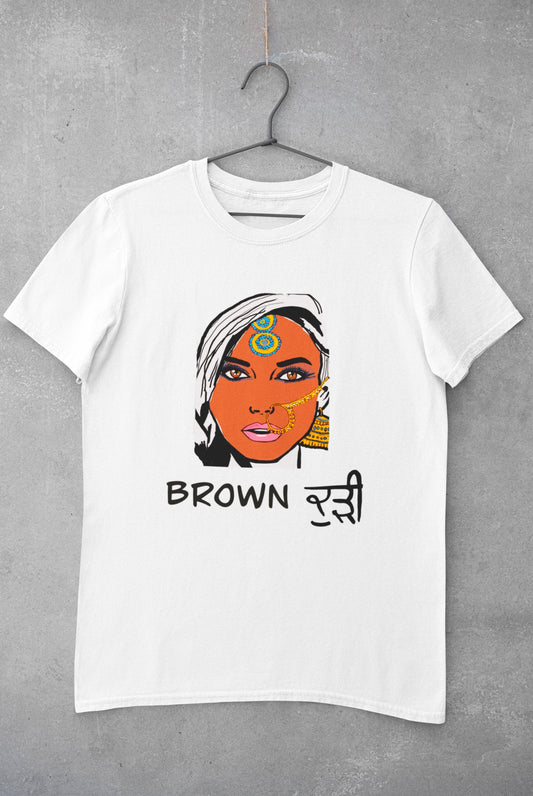 Brown kudi T-shirt.