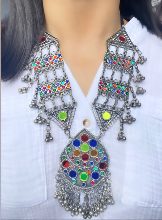 PRIYA afghani choker set