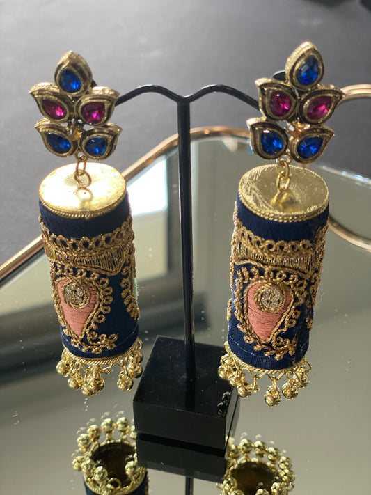 Komal fabric earrings