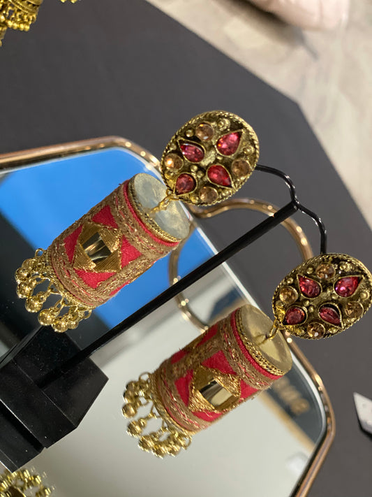 Sushmita fabric earrings