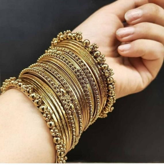 KANCHAN golden metal bangles