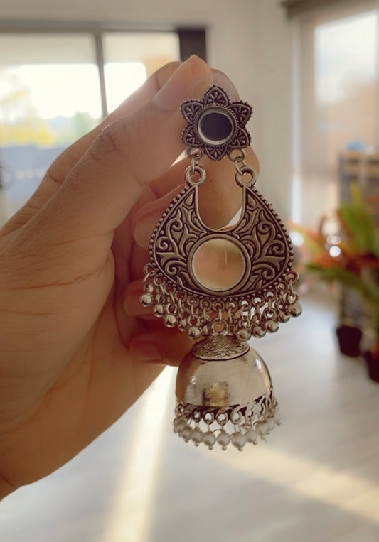 Dolly mirror jhumka