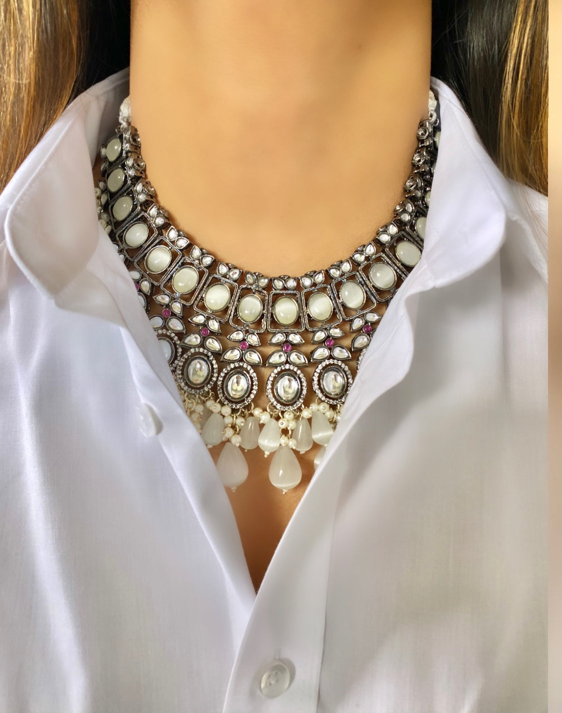RISHU  beads necklace set