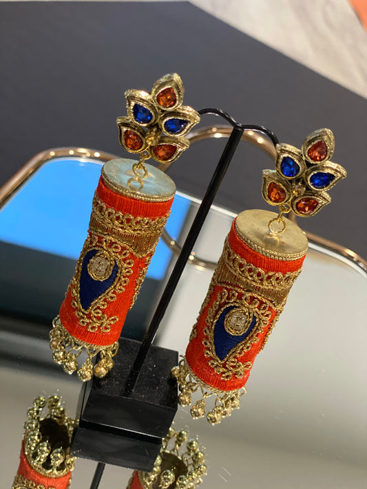 Divya fabric earrings