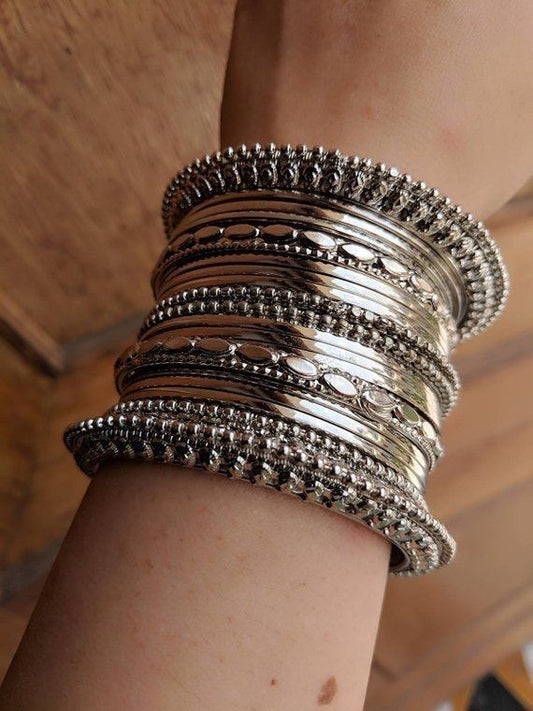 KANCHAN SILVER BANGLES