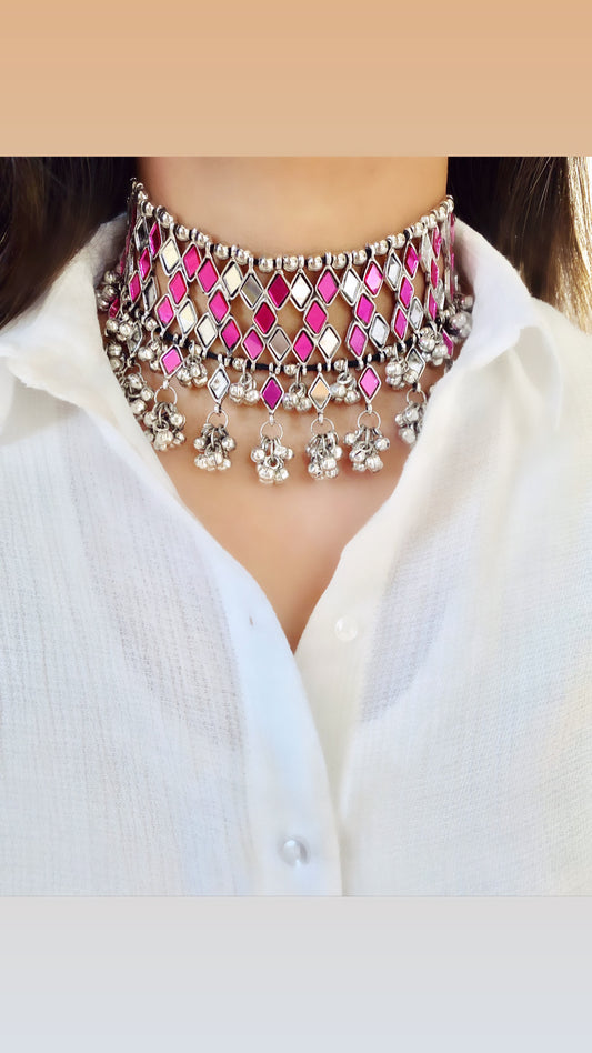 ANURADHA mirror choker